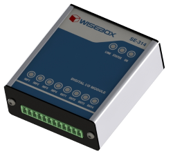 Módulo I/O digital Ethernet Wisebox SE-314